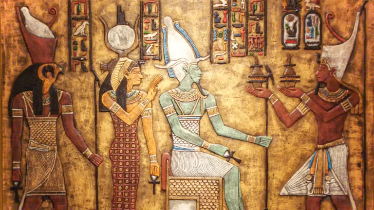 The Relation of Osiris Isis and Horus