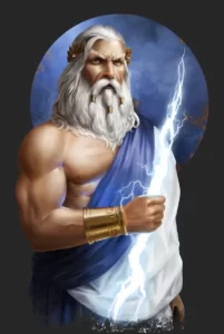 Zeus was revered as king and ruler of all gods